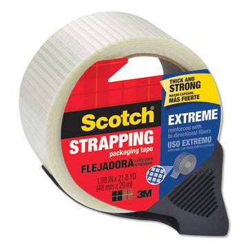 Scotch® Bi-directional Filament Tape, 3" Core, 50 Mm X 50 M, Clear freeshipping - TVN Wholesale